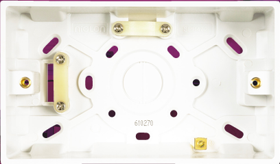 SPB472NIGLON Artic Edge 2G 47mm Pattress Box